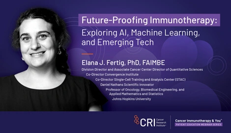 Banner - Future-Proofing Immunotherapy: Exploring AI, Machine Learning, and Emerging Tech